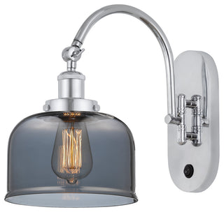 Bell Sconce, Polished Chrome, Plated Smoke, Plated Smoke