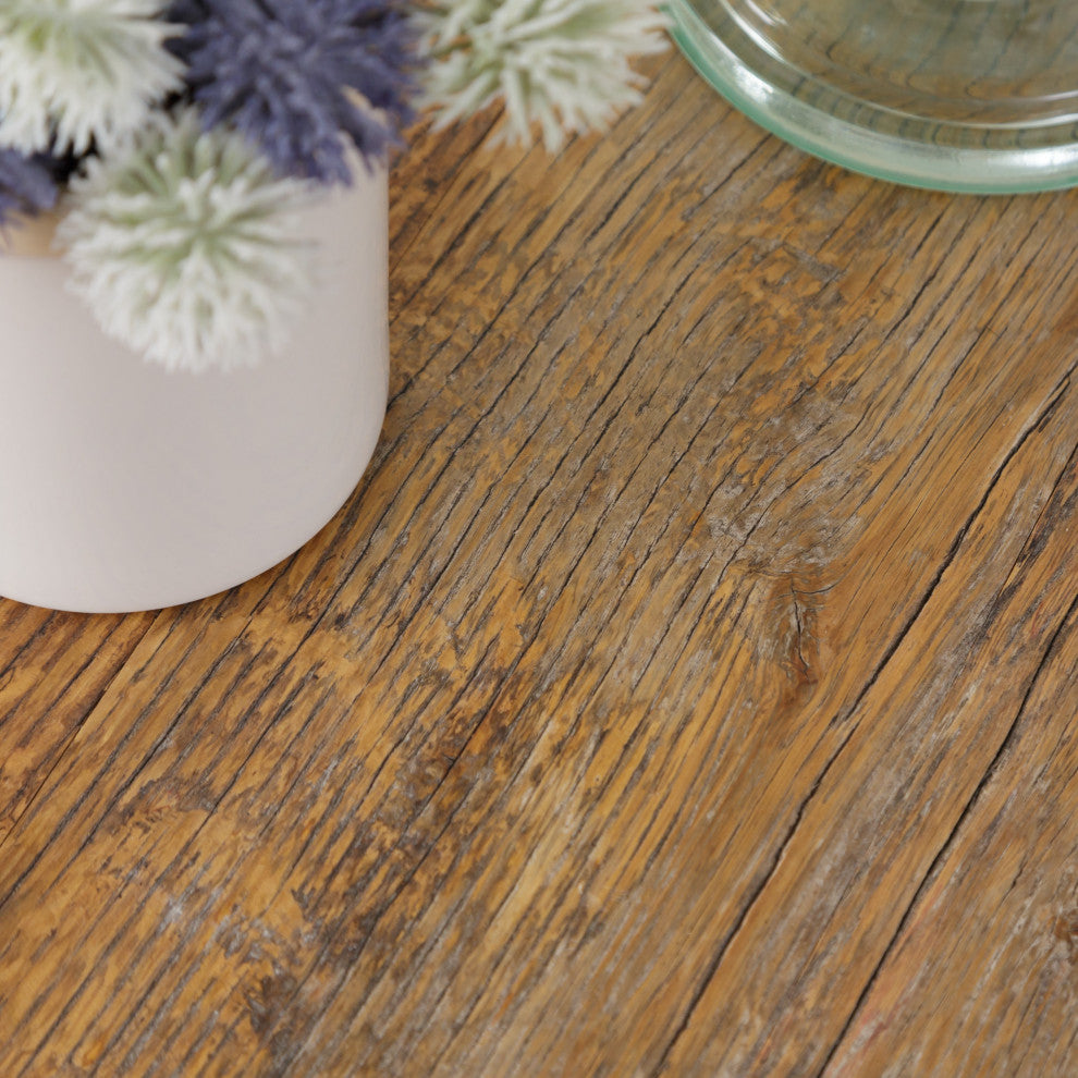 Reclaimed Oak End Table, Natural