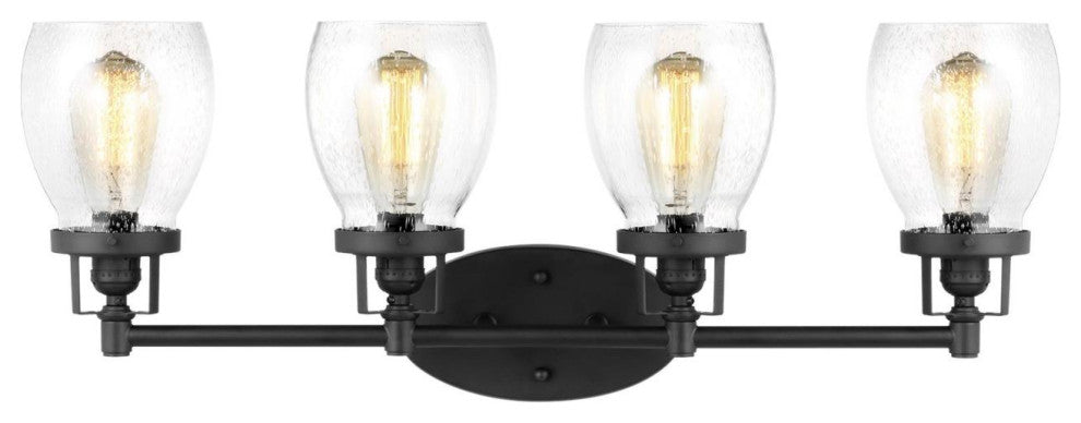 Generation Lighting 4414504 Belton 4 Light 29"W Bathroom Vanity - Midnight