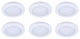 6" DISK LIGHT, 3000k, CRI90, ETL, 16.5W, LM900, Set of 6