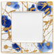 Noritake Jubilant Days Gold 9 Inch Square Plate, Set of 4