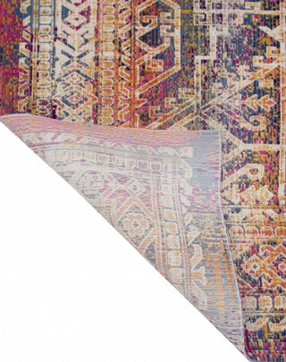 Noori Rug Low-Pile Jerald Blue/Pink Rug