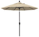 9' Aluminum Umbrella Auto Tilt Bronze, Beige