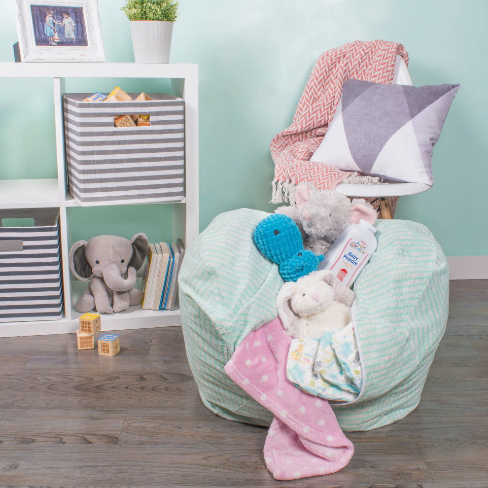Polyester Kids Keeping Score Aqua Bean Bag
