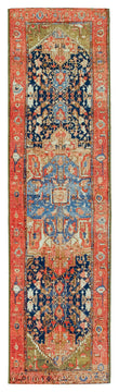Marina Heriz Indoor/Outdoor Rug, Red, 1'11"x7'6"