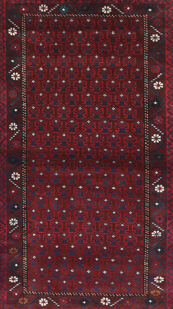 Ahgly Company Indoor Rectangle Traditional Area Rugs, 2' x 4'