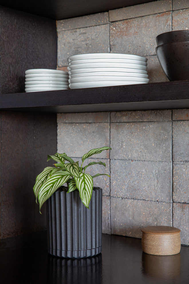 Veradek Demi Series Demi 6" Planter, Black, 6 Inch, 1 Pack