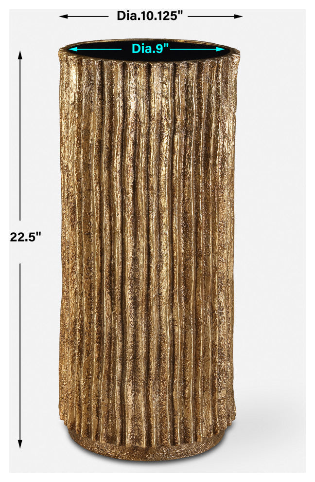 Uttermost Echo Brass Drink Table