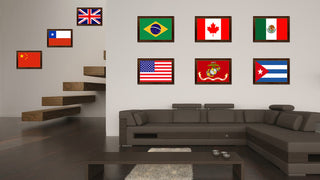 US Marine Corps Military Flag Canvas Print, 27"x39"