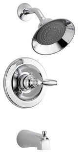 Peerless Apex Bath and Shower Trim, Polished Chrome, 7"x8"x7"