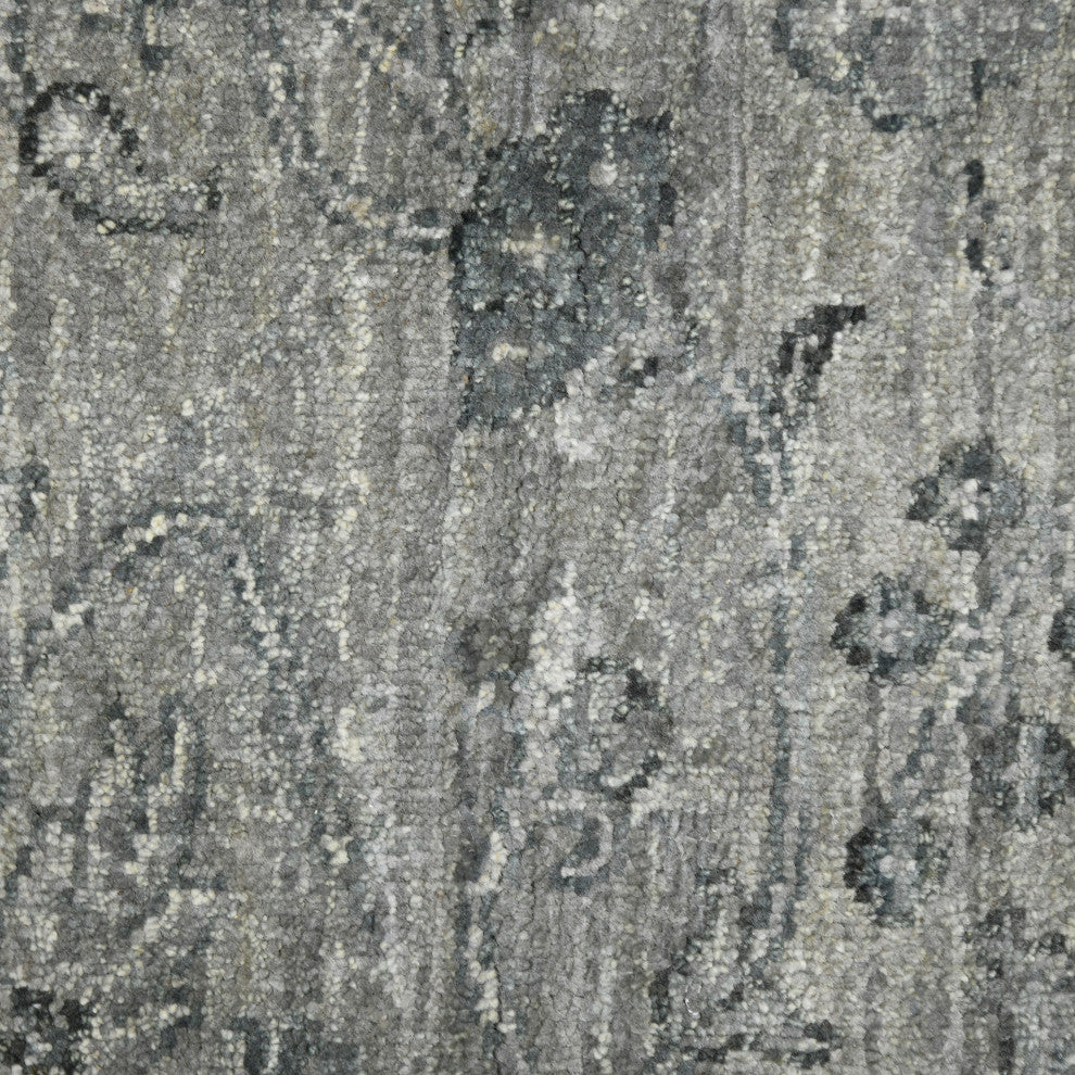 Nuit Arabe Elm Area Rug, Beige, 10' x 14', Bordered