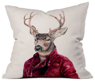 Animal Crew Red Deer Outdoor Throw Pillow, 16"