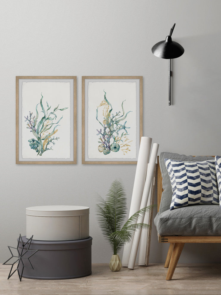 Underwater Garden Diptych, 2-Piece Set, 16x24 Panels