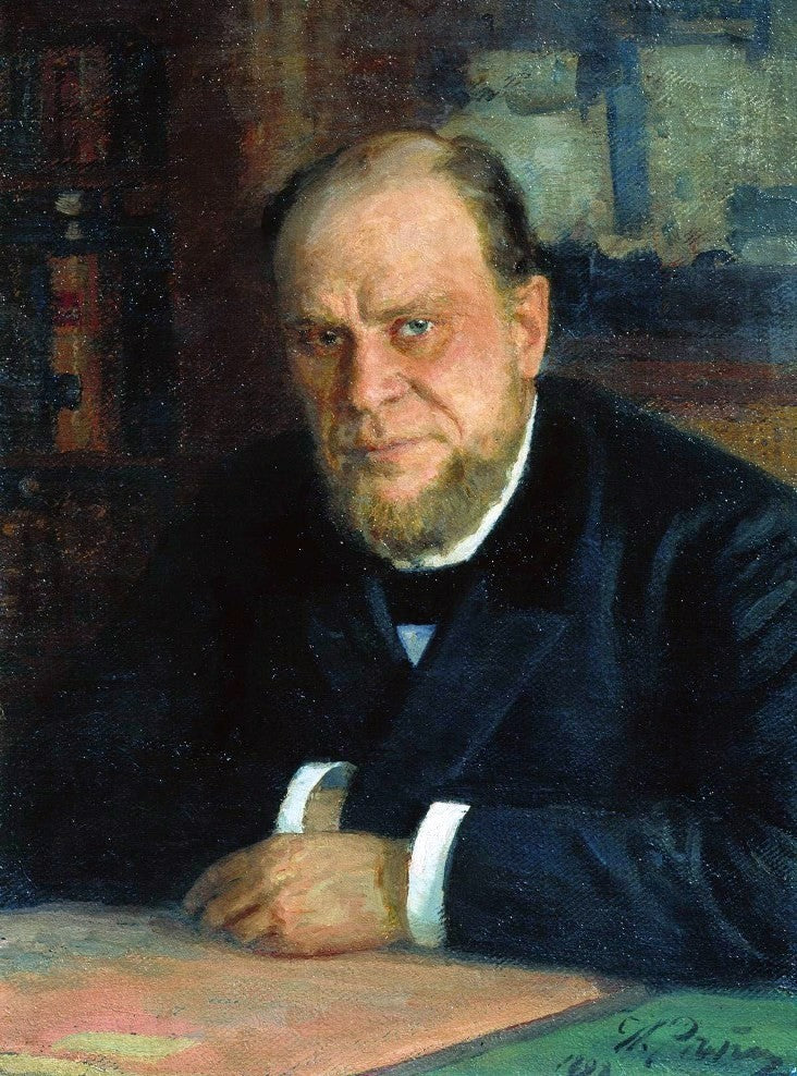 Ilia Efimovich Repin Portrait of Lawyer Anatoly Fyodorovich Koni Wall Decal