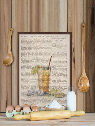 "Tom Collins" Framed Painting Print, 12"x18"