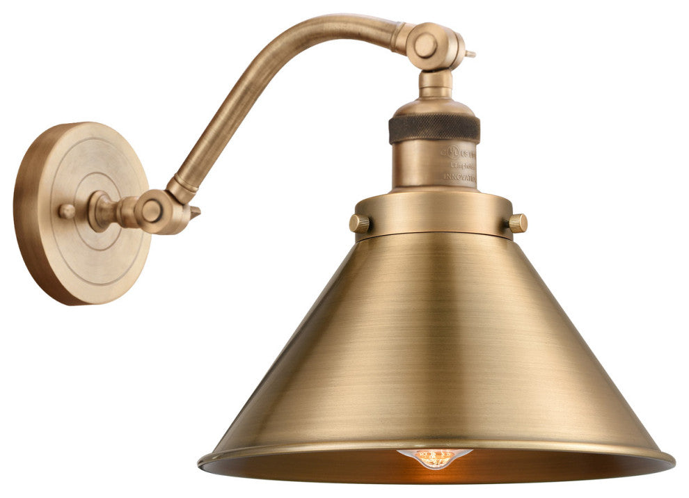INNOVATIONS LIGHTING 515-1W-BB-M10-BB-LED Briarcliff 1 Light Sconce