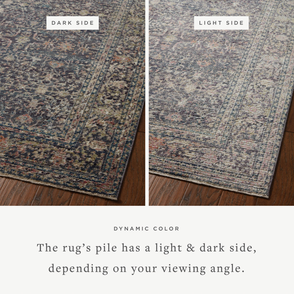 Jean Stoffer x Loloi Bradbury Midnight/ Multi 2'-6" x 10'-0" Runner Rug