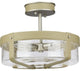 POINT DUMEÂ® Rockdance Collection Antique Nickel Semi-Flush