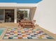 Calla Scope Indoor/Outdoor Rug, Ivory/Multi, 6'7 X 9'