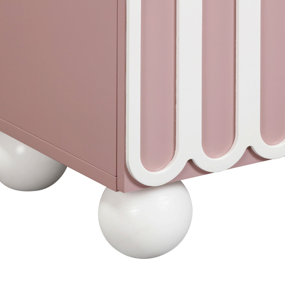 Tori Nightstand, Mauve