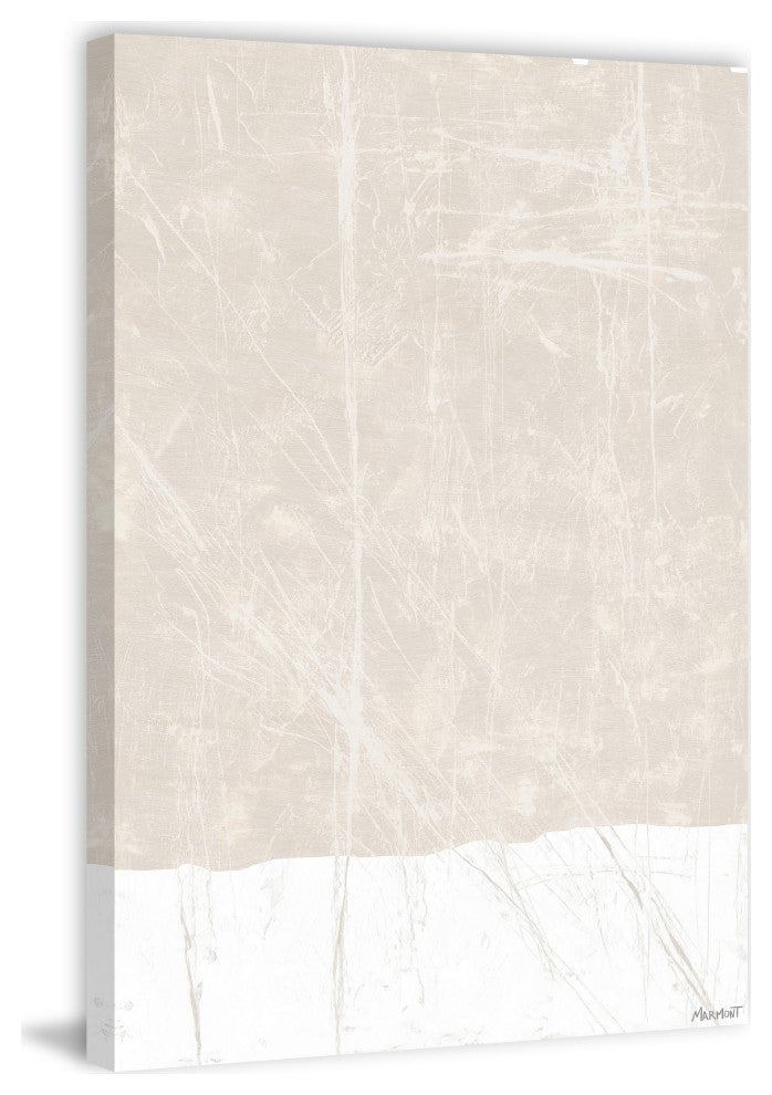 "Uneven Streaks" Painting Print on Wrapped Canvas, 8x12