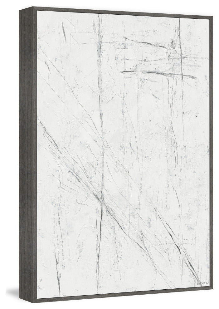 "Key Intersection" Floater Framed Painting Print on Canvas, 24x36