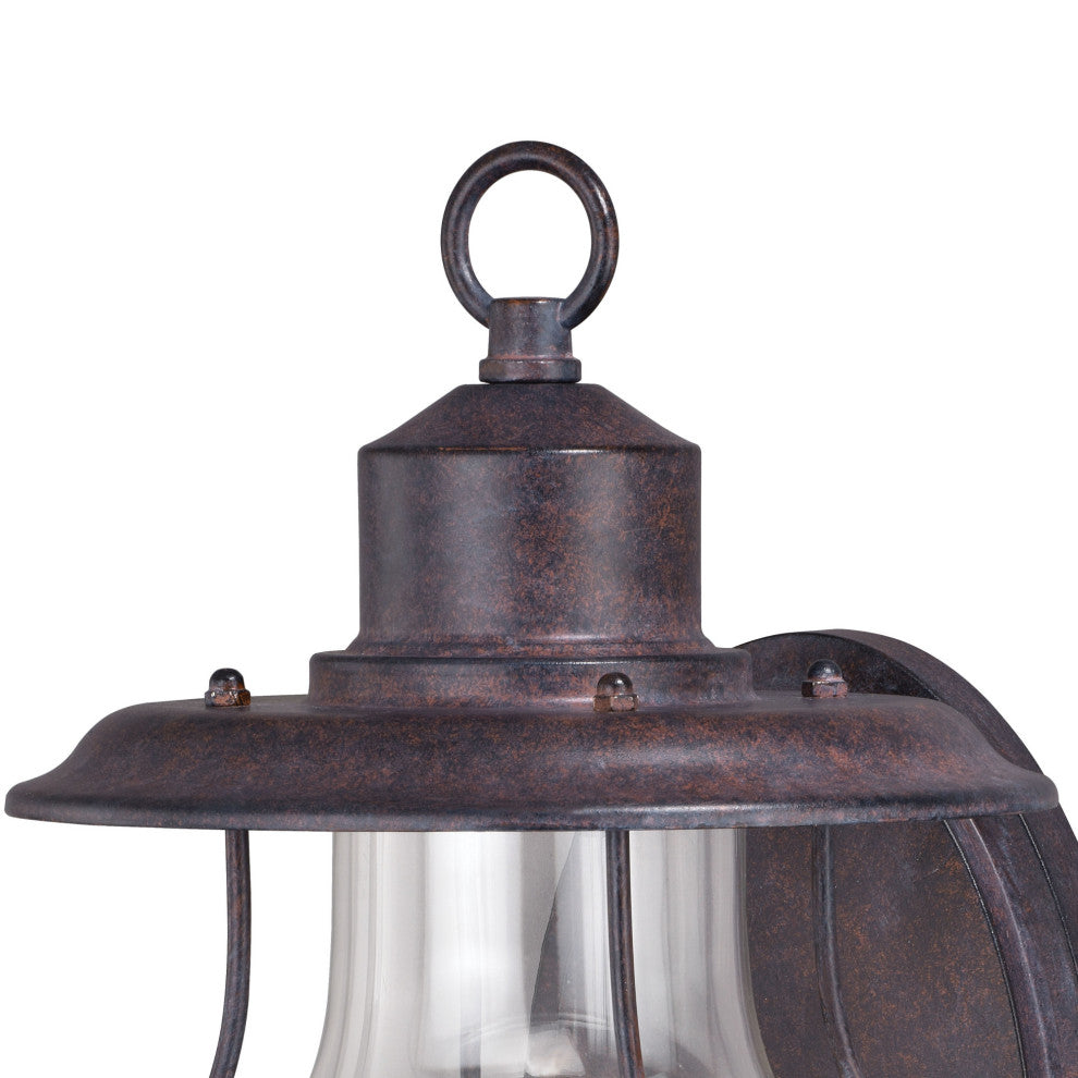 Vaxcel Lighting T0216 Dockside 1 Light Outdoor Wall Sconce - Weathered Patina