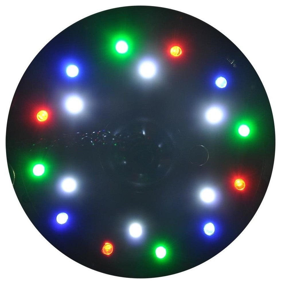 6Rpm Rgbw Light Rotating Motor 18Leds for Mirror Disco Ball 6" 8" 12"