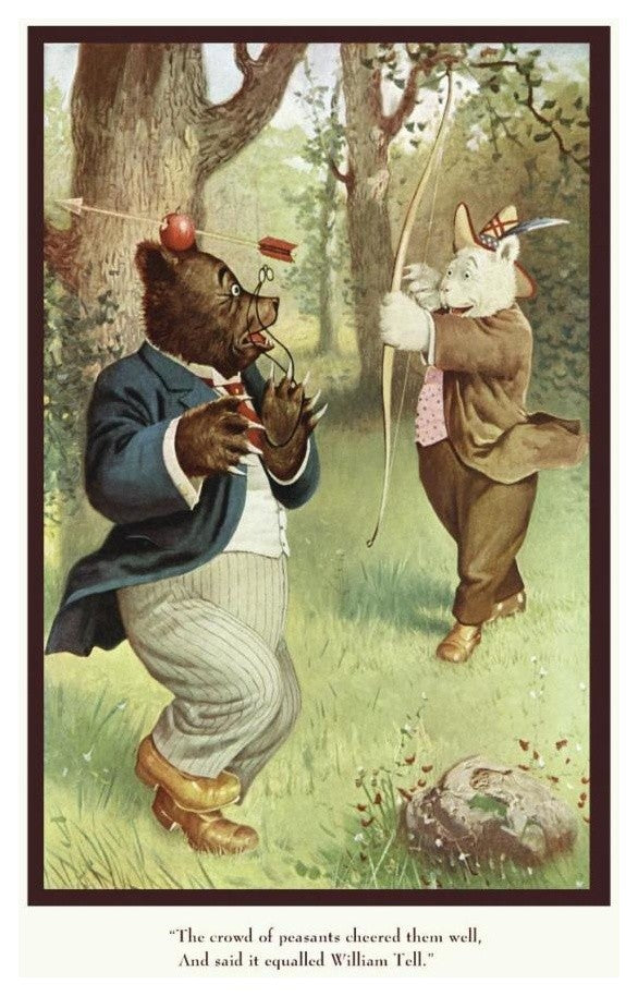 "Teddy Roosevelt's Bears: William Tell" Paper Print by R.K. Culver, 42"x62"