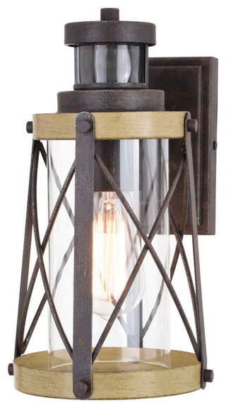 Harwood 6.5" Outdoor Wall Light Oxidized Iron and Burnished Elm