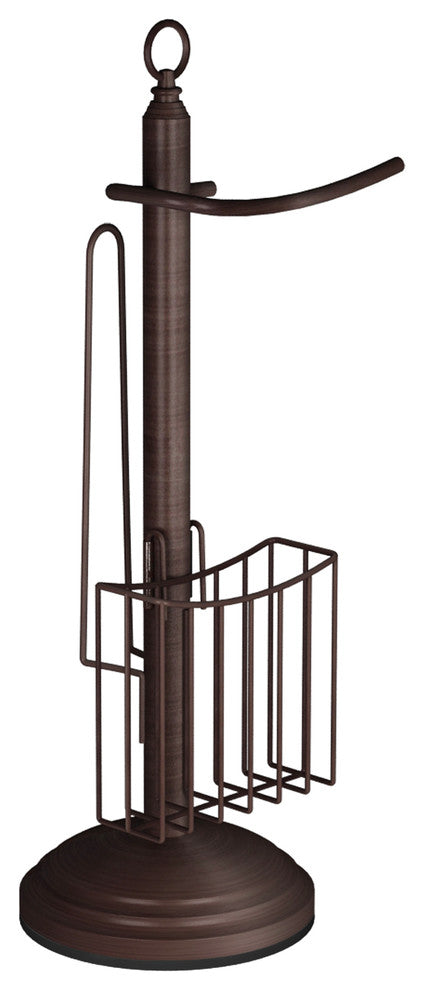 nu steel Toilet Tissue Holder With Storage, Oil Rubbed Bronze