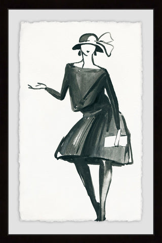 "1920's Glamour" Framed Painting Print, 16"x24"