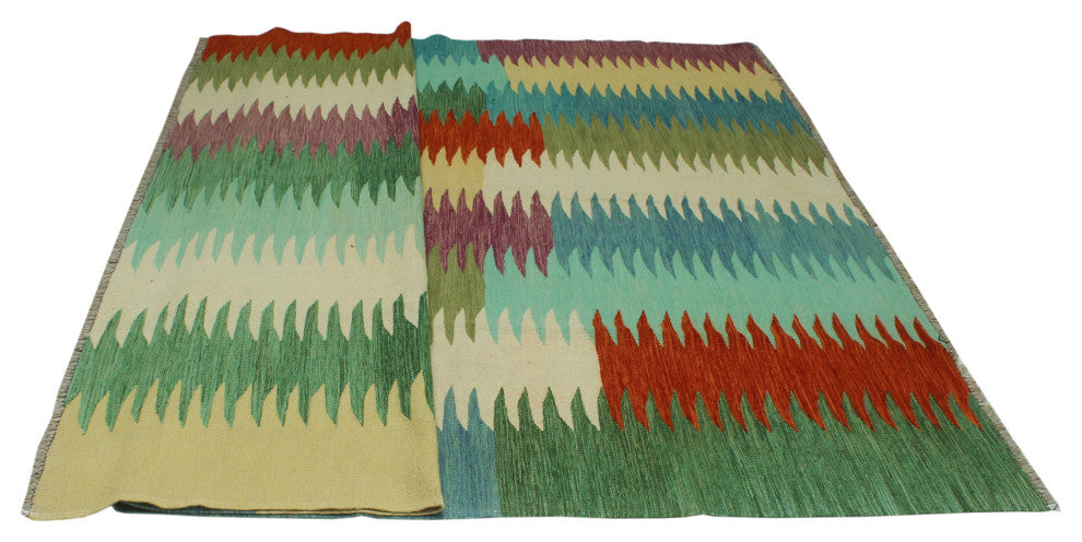 Winchester Kilim Jayne Green Rug