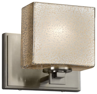 Fusion Era, Wall Sconce, Rectangle, Nickel, Mercury, LED