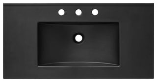 Chaucer 36" Bathroom Vanity - Black Black