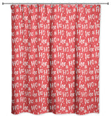 Ho Ho Ho Pattern 71x74 Shower Curtain