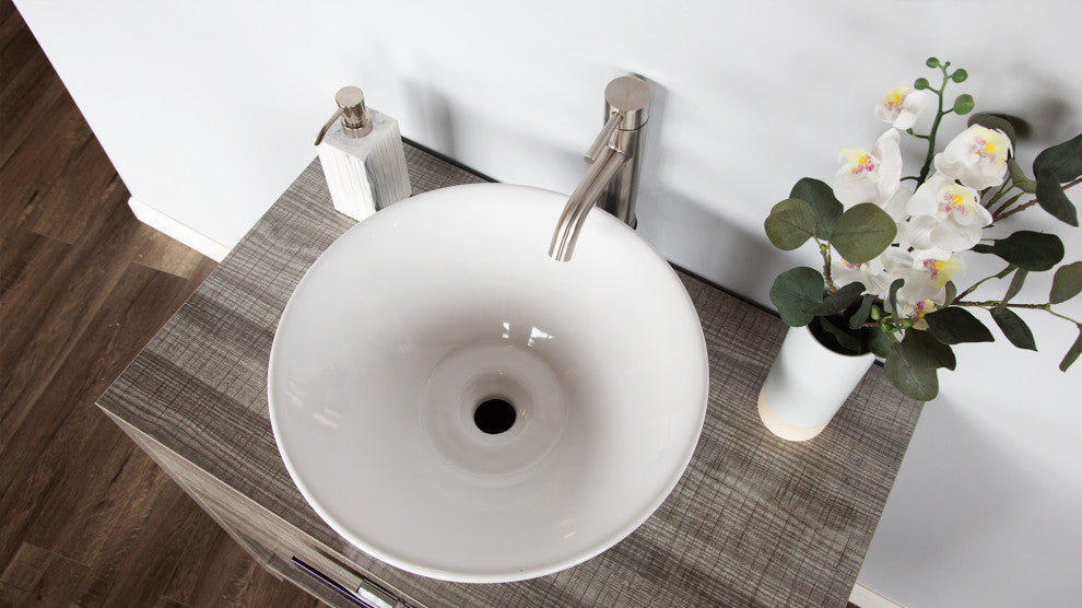 Wells Sinkware 1616 Ceramic Lavatory White