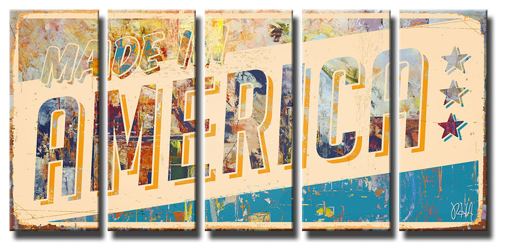 Born2BWild XXVII Canvas Wall Art, 5-Piece Set