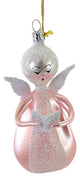 De Carlini Ornaments Angel W/ Book Tree Ornament Italian Baptism Birth
