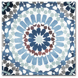 Color Bakery 'Moroccan Blues IV' Canvas Art, 14"x14"