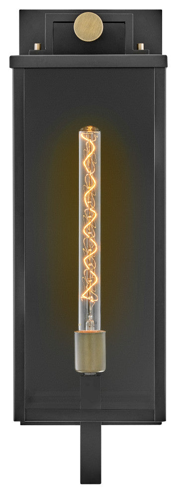 Hinkley Catalina Large Wall Mount Lantern, Black