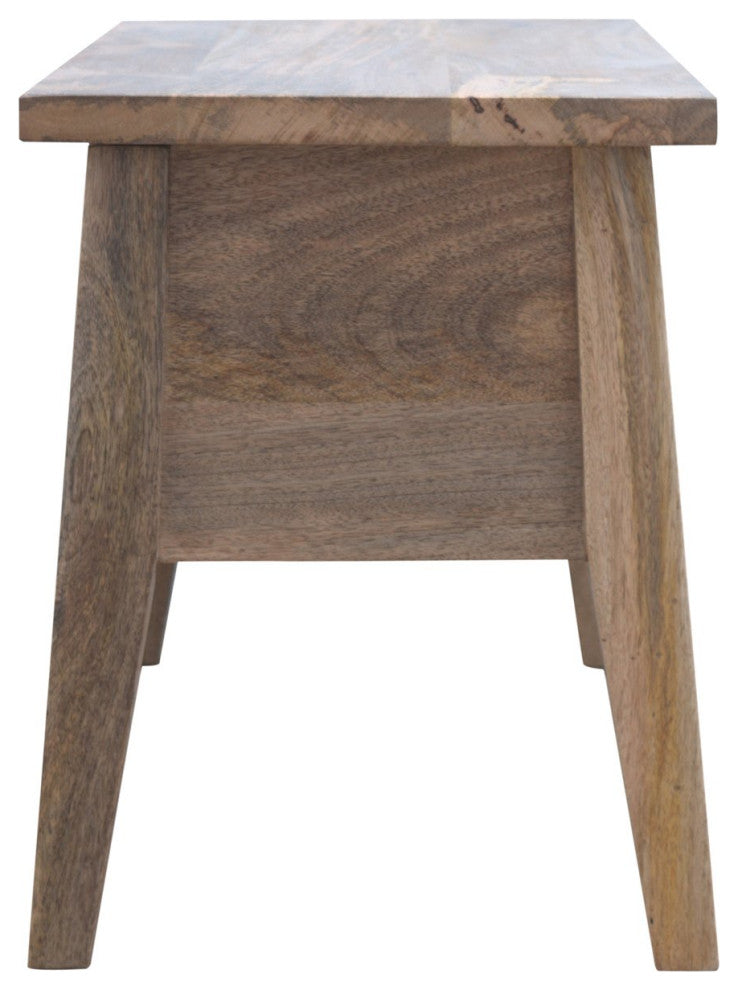Solid Wood Lid Up Storage Bench
