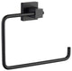 Cube Bathroom Towel Ring, Matte Black