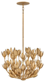 Hinkley 20" Flora Convertible Semi-Flush Ceiling Light, Burnished Gold