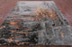 8' 0" X 10' 2" Wool and Silk Modern Branches, a Vase Design Handmade Rug Q8875