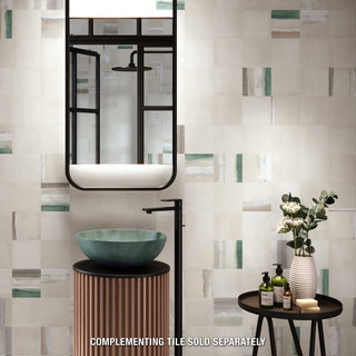 Matter Canvas Bone Green Porcelain Floor and Wall Tile