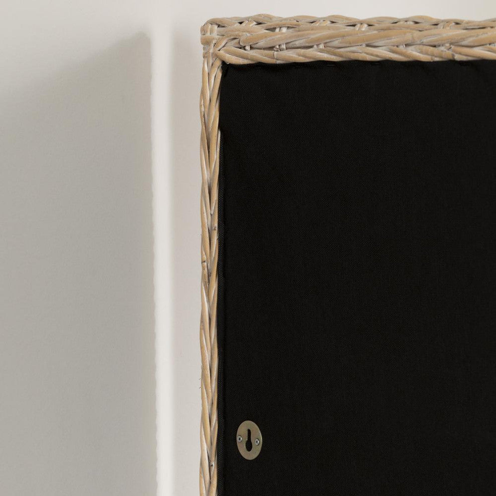 Lilak Rattan Headboard, White Washed Rattan