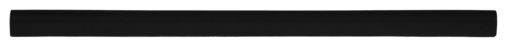 Trendy Iron Black 0.75" x 12" Matte Metal High Pencil Liner Wall Tile (Set of 5)