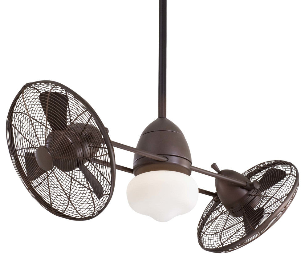 MinkaAire Gyro Wet Gyro Wet 42" Sweep 6 Blade Twin Turbo Indoor / - Oil Rubbed