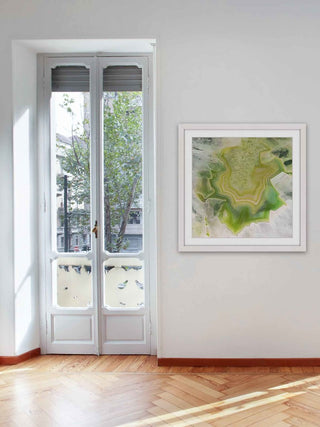 "Agate Verde" Framed Art Print